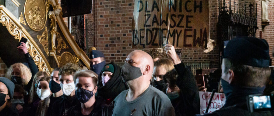 Protest Katedra Poznańska fot. Karol Jeliński, Jan Jeliński